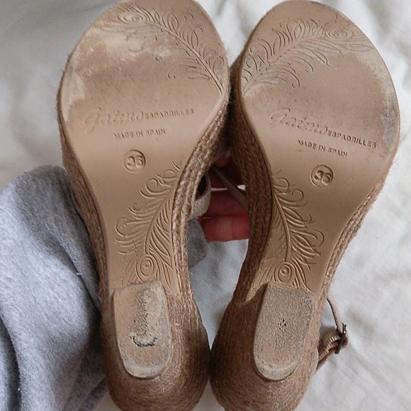 💚 LOCALE espadrille chunky heels 💚 - Picture 7 of 9